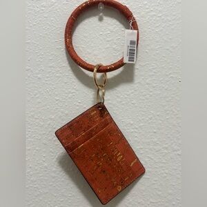 Cork Card Holder with Key Ring